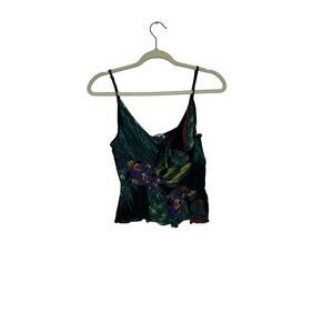 Patrons of Peace Tropical Cropped Top Medium Boho Summer Beach Vacation